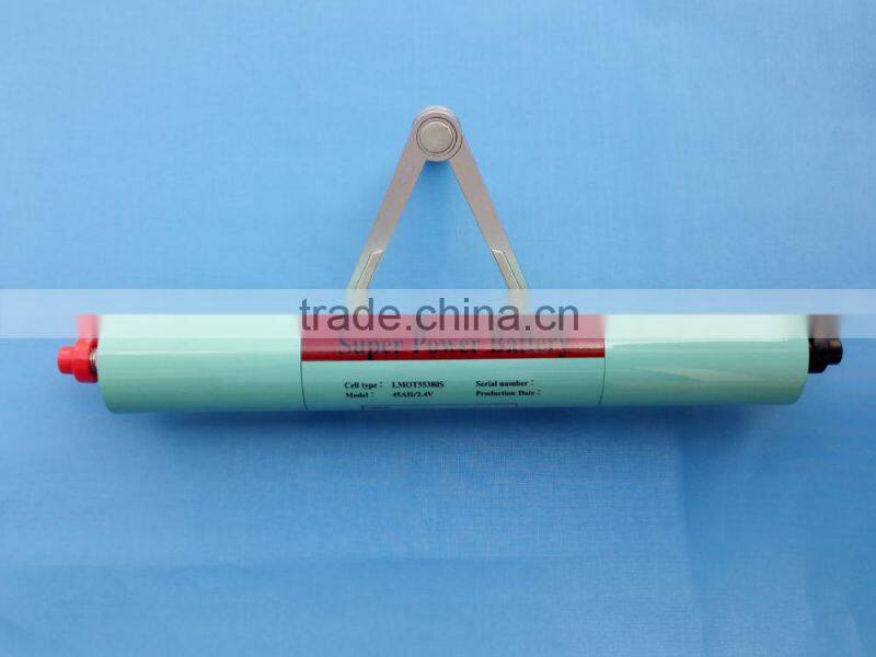 Deep cycle Lithium Titanate battery 2.4v 45ah rechargeable battery for EV/HEV/SOLAR WIND STOREGE/ SOLAR LED LIGHTING