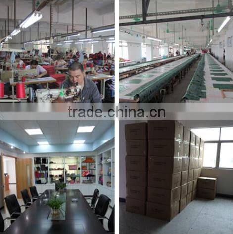 Faux leather with canvas design cosmetic bag