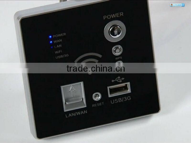 Wifi power socket with USB charging port LAN 3G port