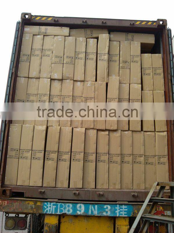 PVC bathroom vanity cabinet corner cabinet DM18-c35w