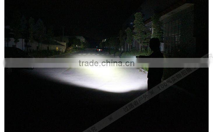 GOREAD Y50 Black Aluminum High bright rechargeable 1000lum T6 flashlight search light