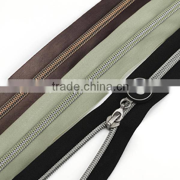 2015 hot sale #8 coil zipper open end cheap price nylon zipper
