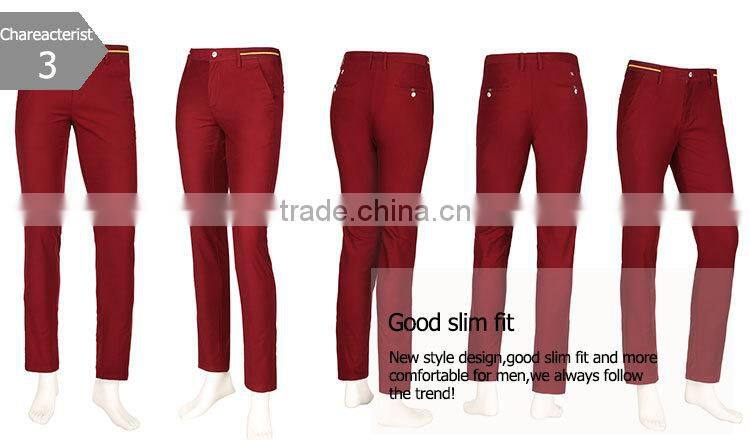 latest design men casual bussiness jeans pant