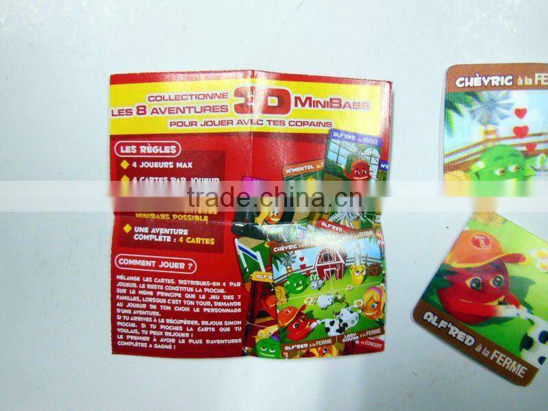 3D lenticular card