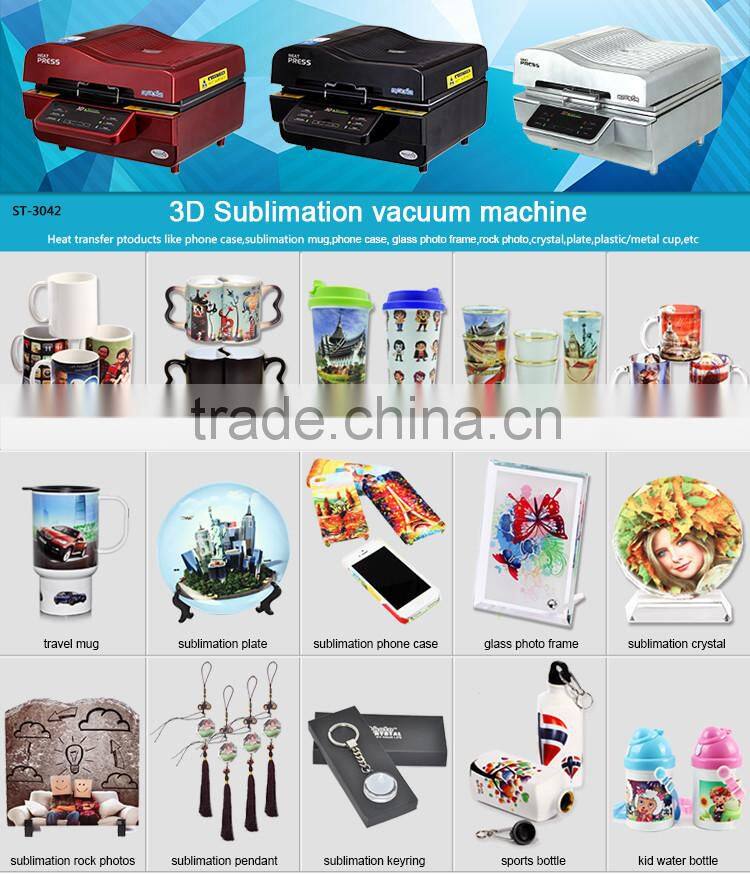 Sunmeta whole sale 11oz Blank Sublimation Color Changing Mug heart handle