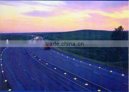 6 solar led road stud single side color, solar cat eyes, solar pavement markers