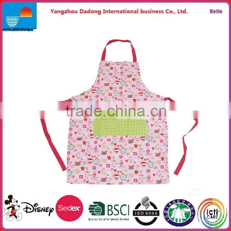 APRON,Cheap and Fine New Type Red Cooking Apron ,Red Cooking Apron