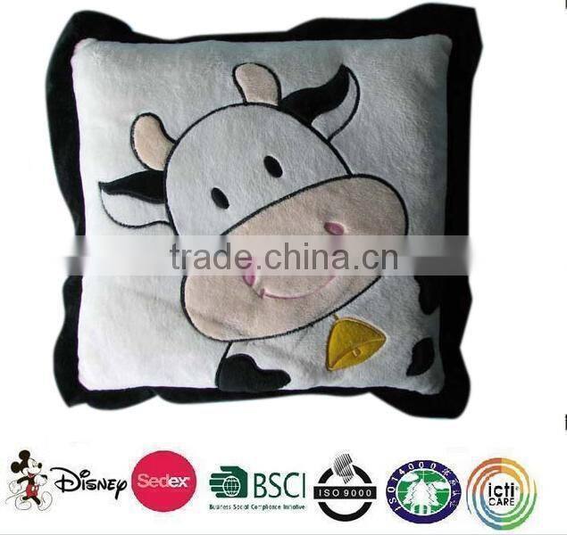plush animal shaped cushion/cheap custom plush cushion pillow plush animal shaped pillow