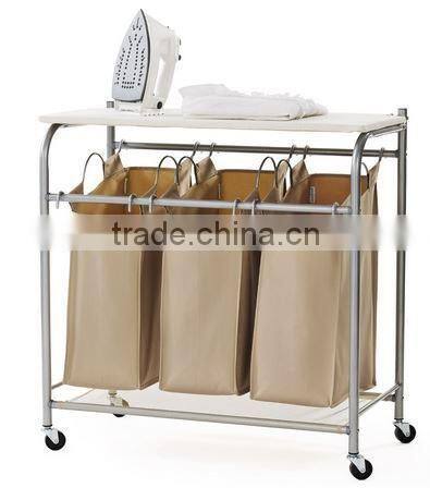Bathroom 3 tier metal wire shower caddy
