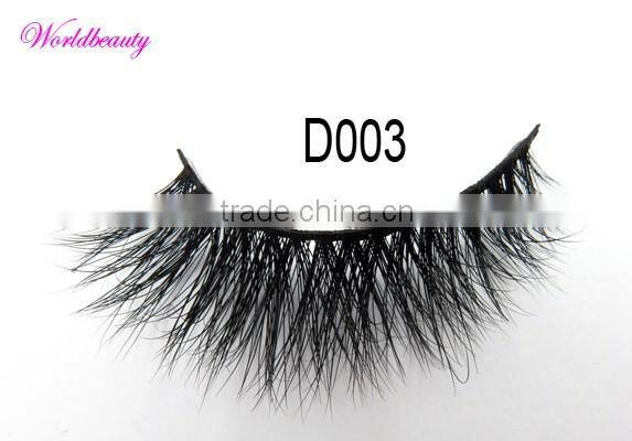 real mink false eyelash with private label volume 3D mink lashes