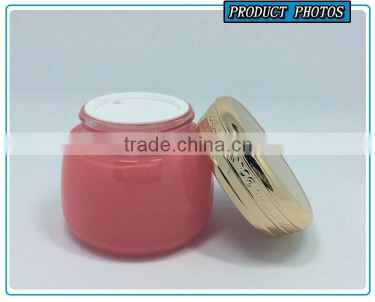 100g colored cosmetic glass jar