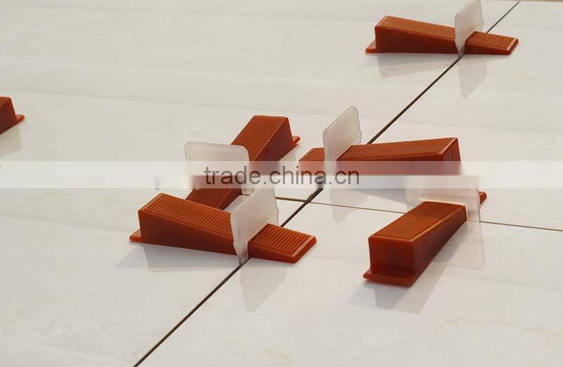plastic tile leveling system wedges and clips