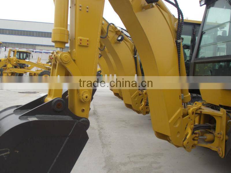 Backhoe loader with Commins