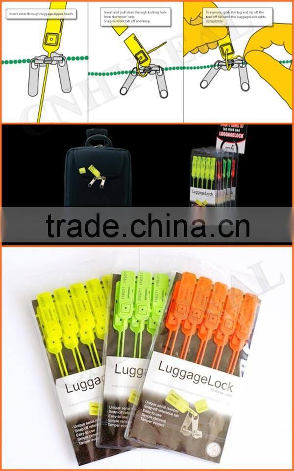 CH308 plastic disposable luggage bag seal