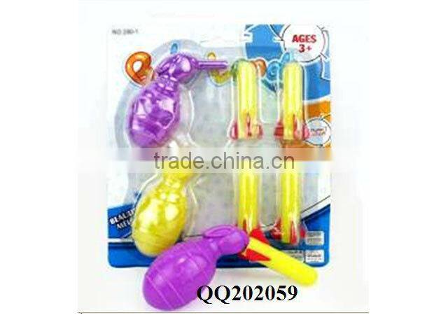 Funny kids EVA shooting rocket play set