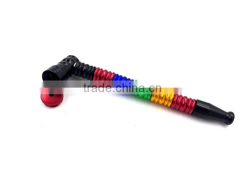 2015 YiWu GangTe hot selling smoking pipe 5 section pipe