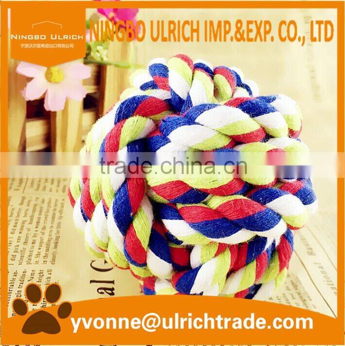 WP03 Knots Cotton Rope Strengthen Teeth pet toys for dog