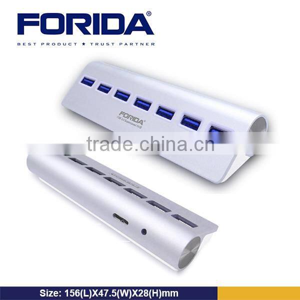 Forida foctory wholesale robot usb hub with power supply support charing usb 3.0