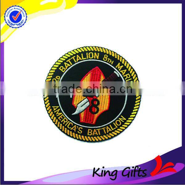 2016 High quality embroidery patch badge