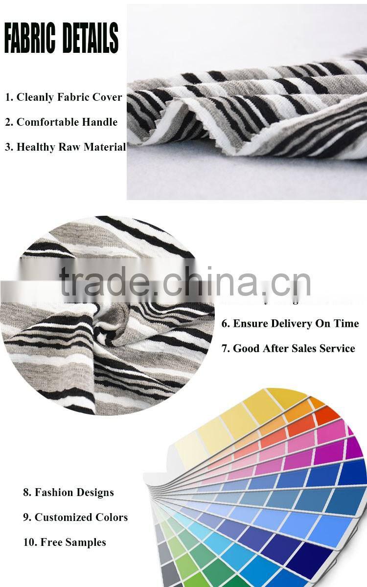 Jiufan textile polyester rayon jacquard fabric 70% viscose 30% polyester garment fabric