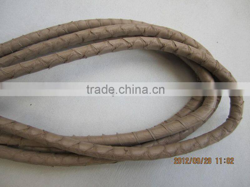 3mm,4mm,5mm,6mm,7mm genuine snakeskin leather cord string for jewelry