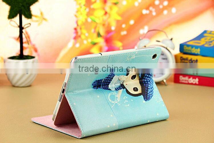 New Arrival Girl Leather Stand Case Cover For iPad mini