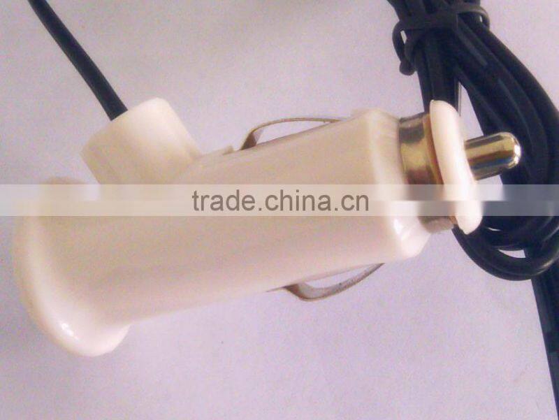 USB Cigarette Lighter Car Charger with three Socket Splitter