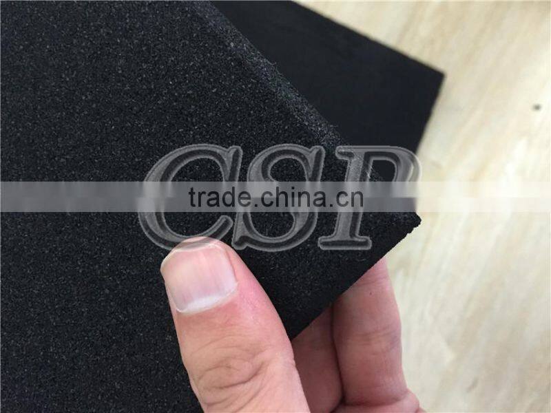 1m x 1m x 15mm on sale gym rubber matting on a roll