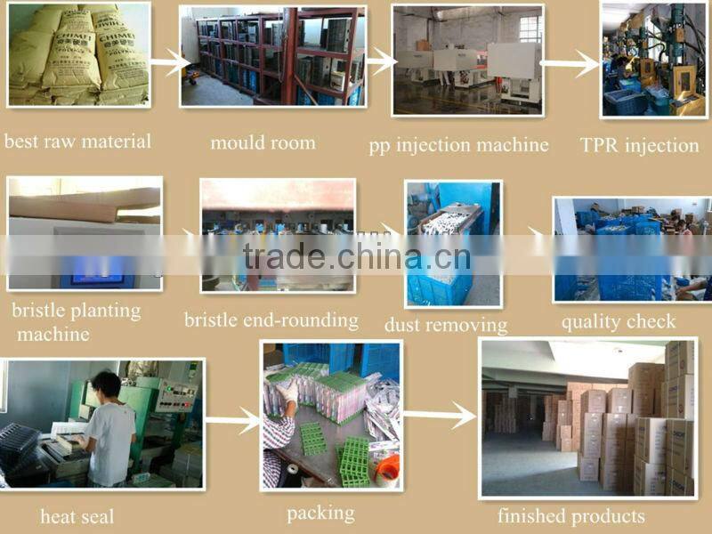 2014 cheap transparent handle toothbrush