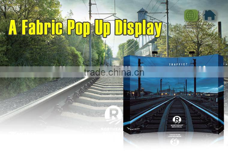 10ft Dye Sublimation Portable Advertising Display Wall