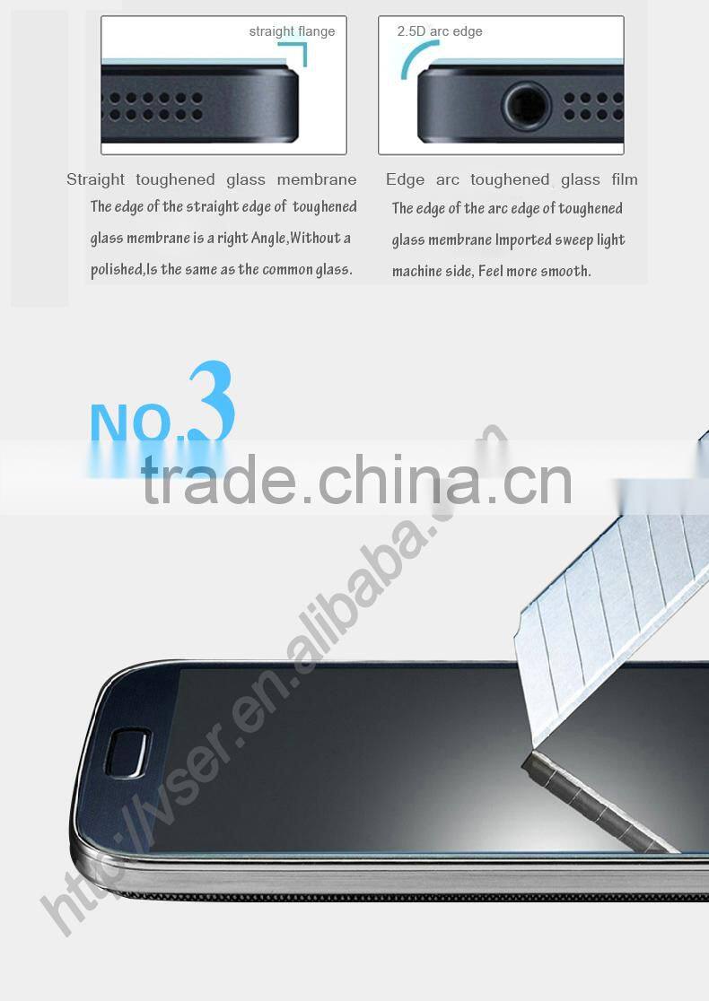 2.5D round edge tempered glass film screen protector for Samsung galaxy S5 glass screen protector