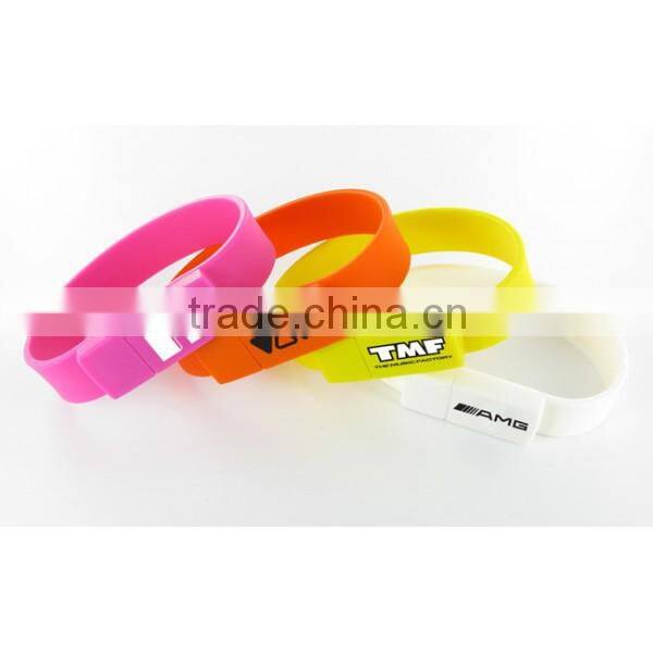 Silicone USB slap wrist usb flash drive