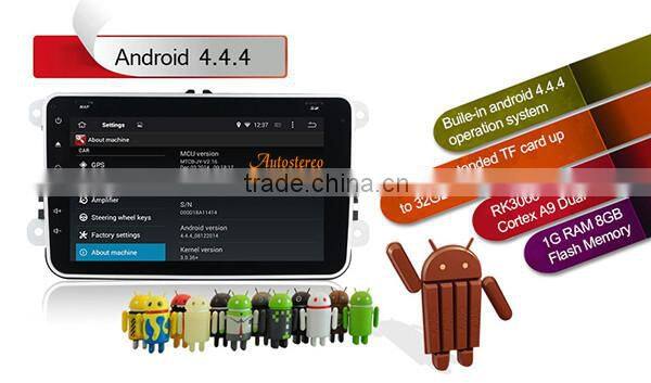 8 inch Android 4.4.4 Special CAR Radio multimedia for Seat Skoda car GPS navigation DVD player car mp3 player