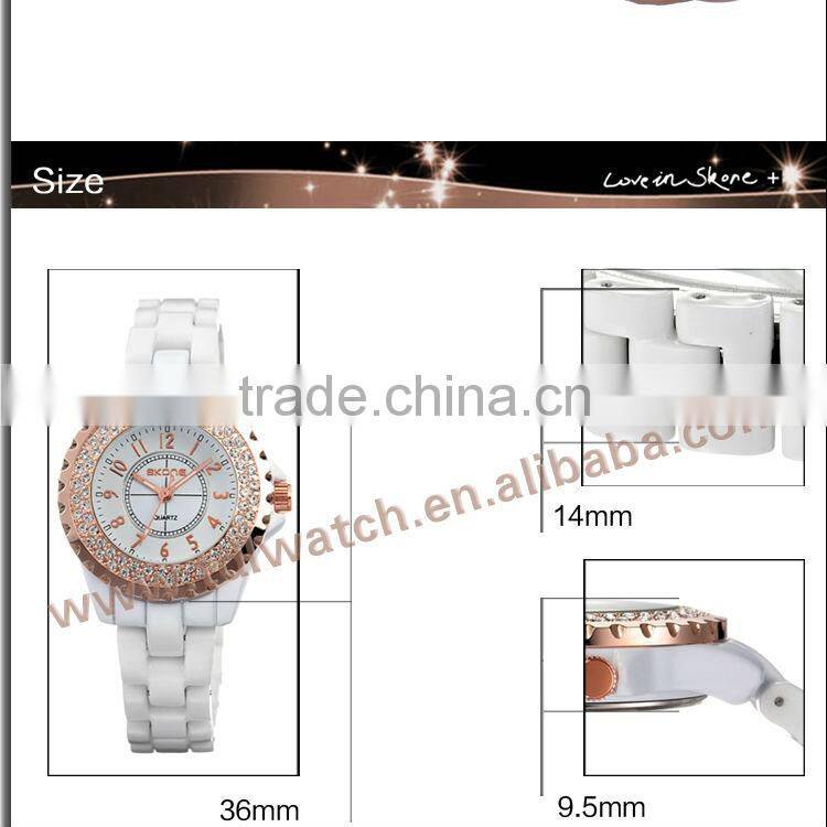 Luminous Hand Fashion Watches ceramic watches women