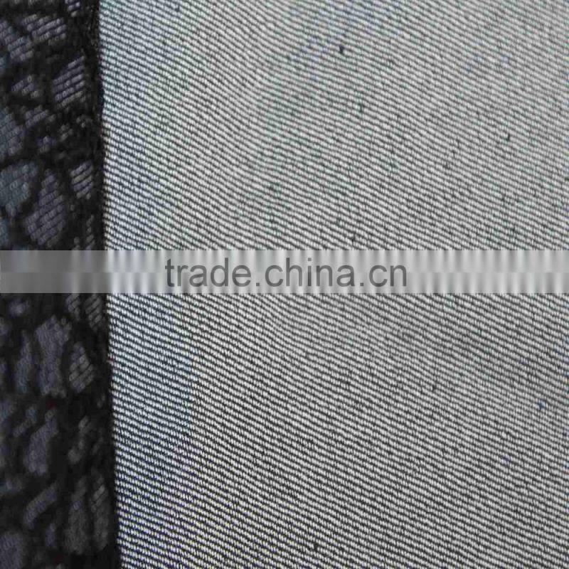 denim jean cotton fabric for jean bag shoe material