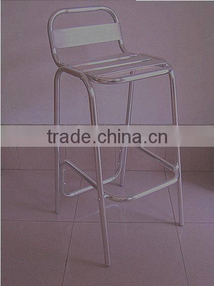 Aluminum cheap bar stool kitchen dining room high chair YC014