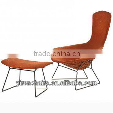 Harry Bertoia bird soft chair and ottoman