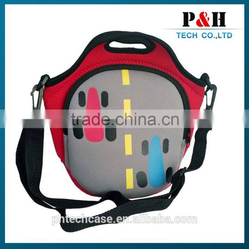 Portable kids neoprene lunch bag, various design to choose , OEM orders are welcome