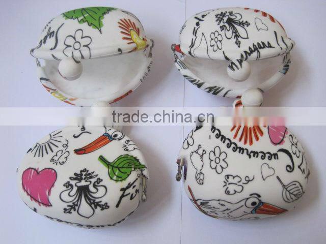 printed silicone wallet