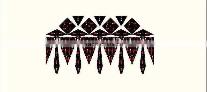 Irregular Creative Diamond Shape LED Display P4mm Full Color Customized Video