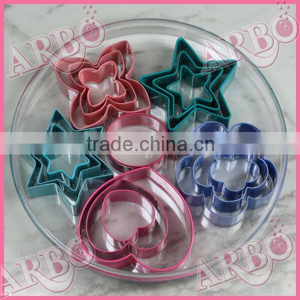 different shapes stainless steel cookie cutter