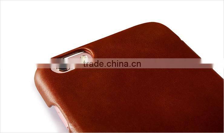 ICARER Genuine Leather Case For Apple iPhone 6 Plus / 6s Plus Real Leather Flip Cover For iPhone6 5.5 Inch