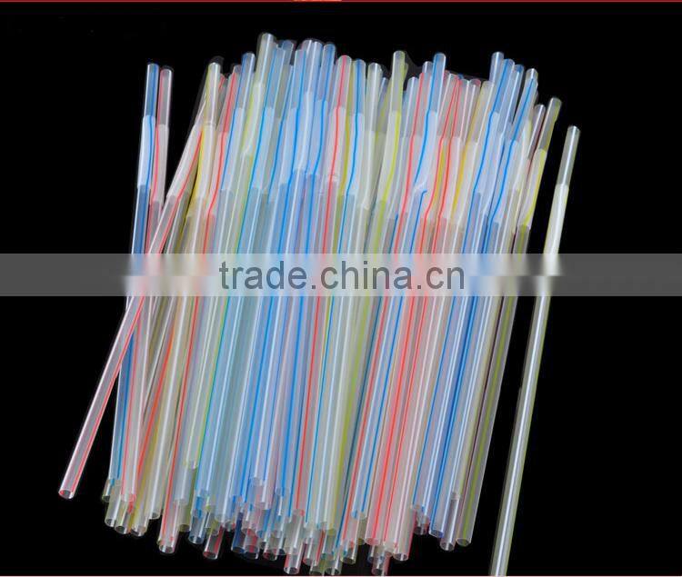 present 1% Promote sales disposable colored plastic straw