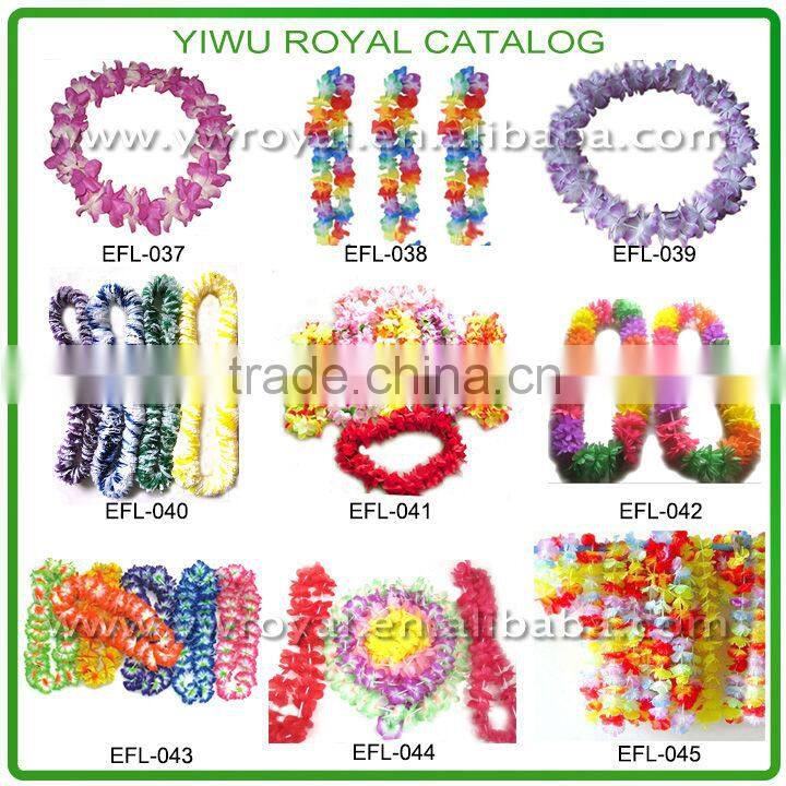 Germany Party Decoration Silk Flower Hawaiian Leis Wholesale
