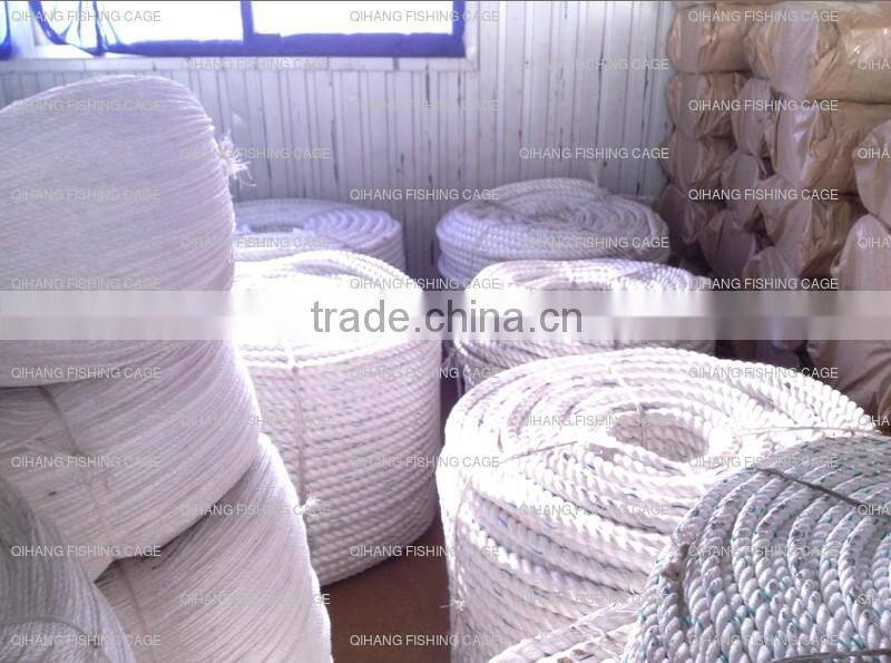 PP rope 32mm for cage mooring in the deep sea