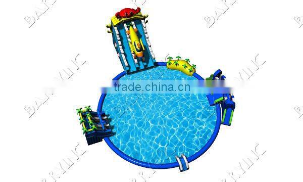 Barry new design customized PVC adult inflatable water park