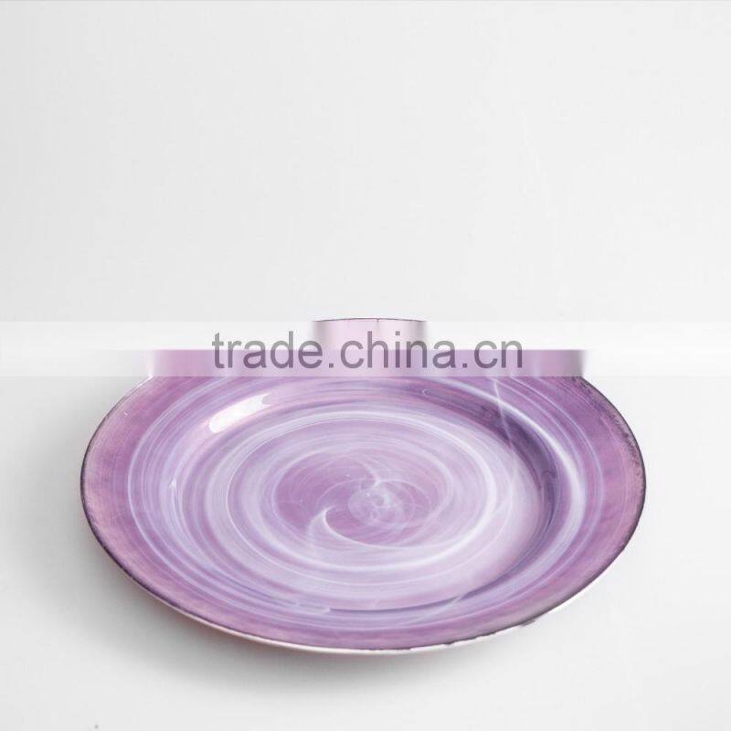 SAMYO glass charger plate with high quality