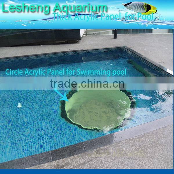 Unbreakable factory wholesale acrylic panels for swimming pool