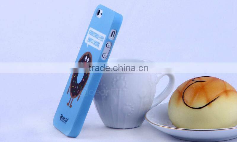 Funny birds pc hard rubberized case for iphone5 water transfer case China cell phone accessories