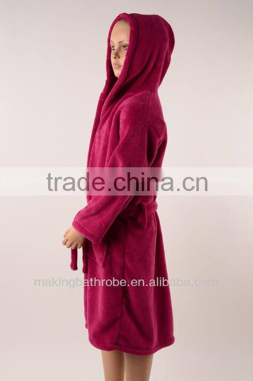 American new design baby bathrobe with hood